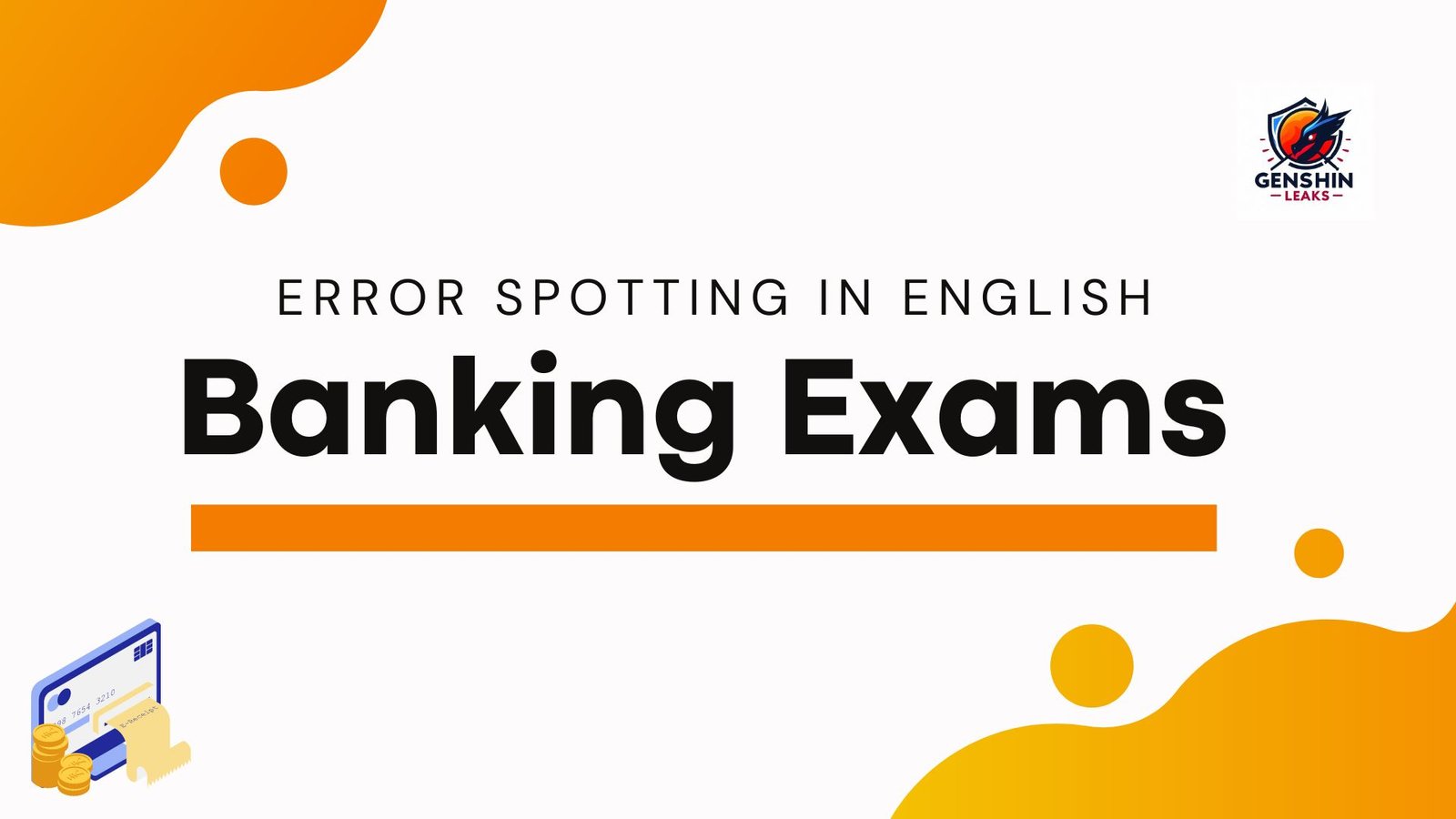 Enhance Error Spotting Skills in English for Banking Exams