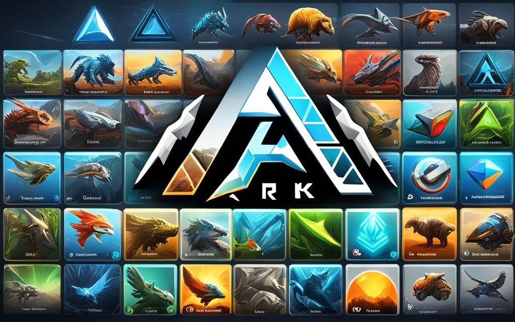 ark: survival evolved (2017) game icons banners