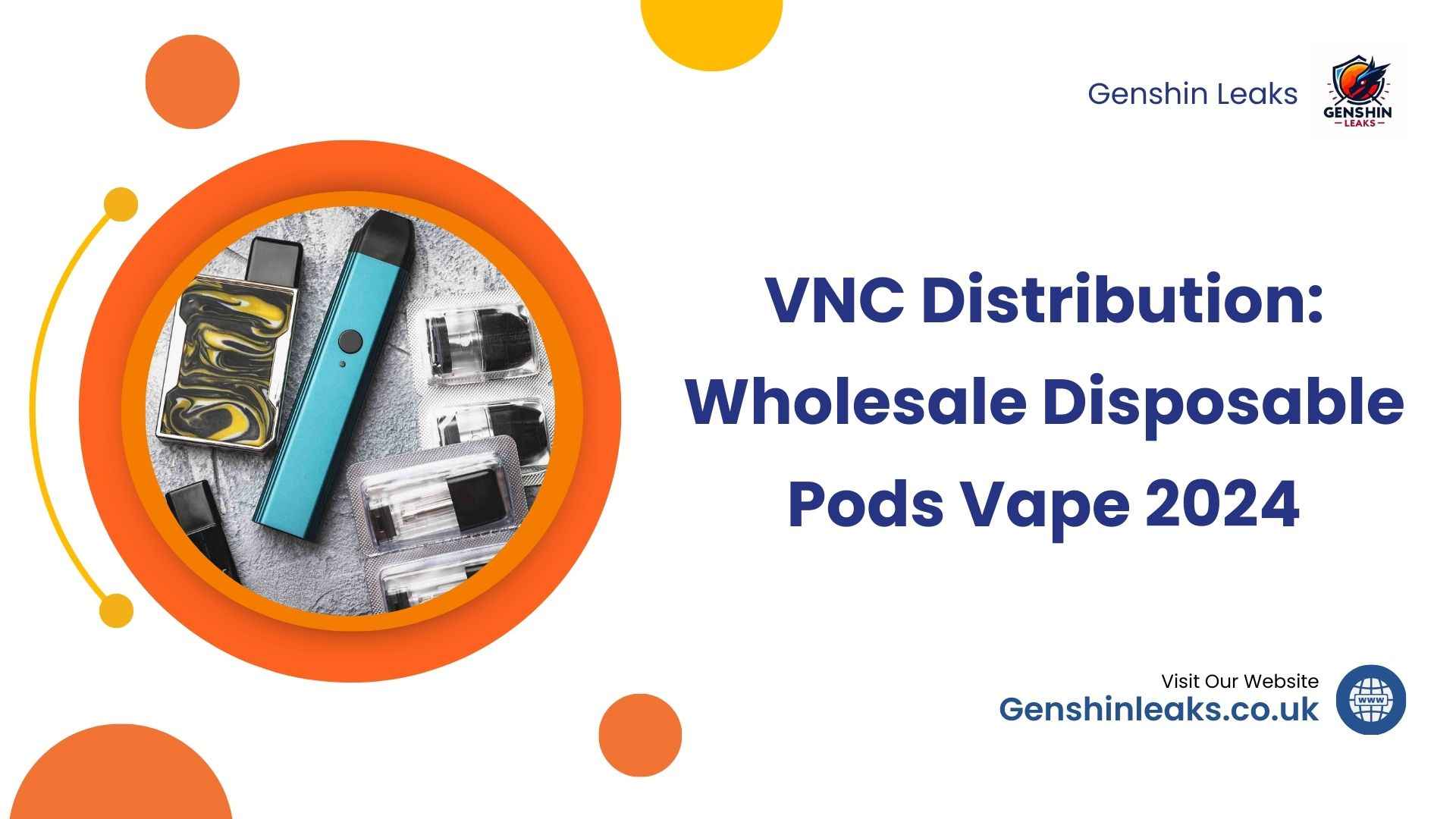 VNC Distribution Wholesale Disposable Pods Vape 2024