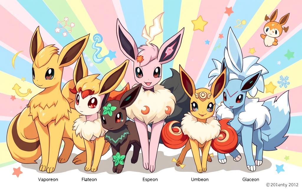 eevee evolution chart