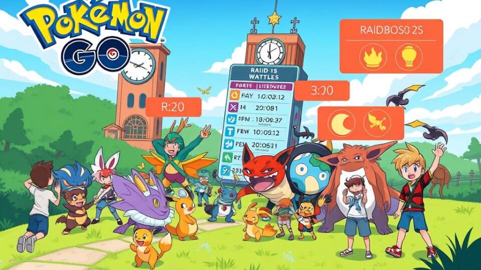 pokemon go raid schedule