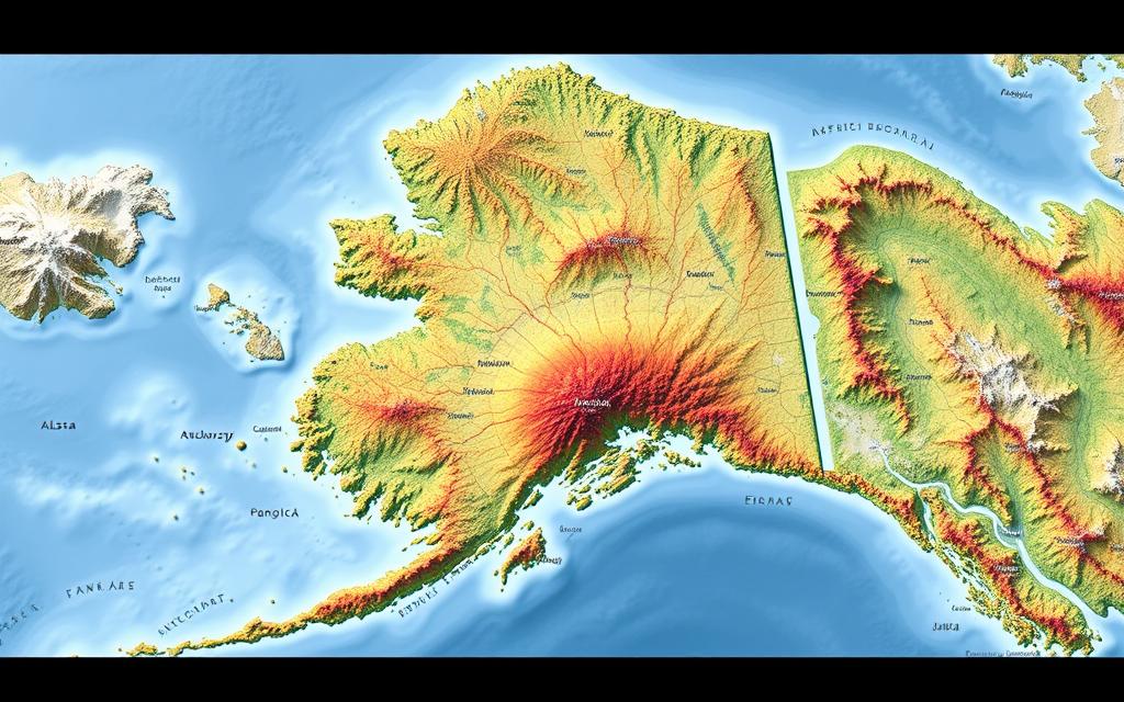 Population distribution in Alaska