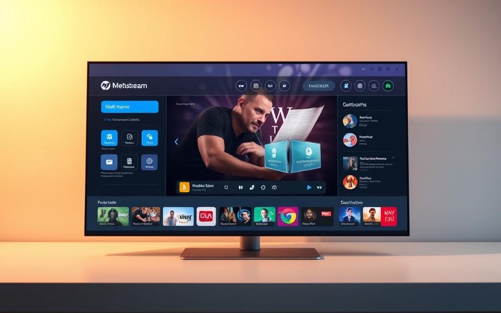 User Interface of Methstream online
