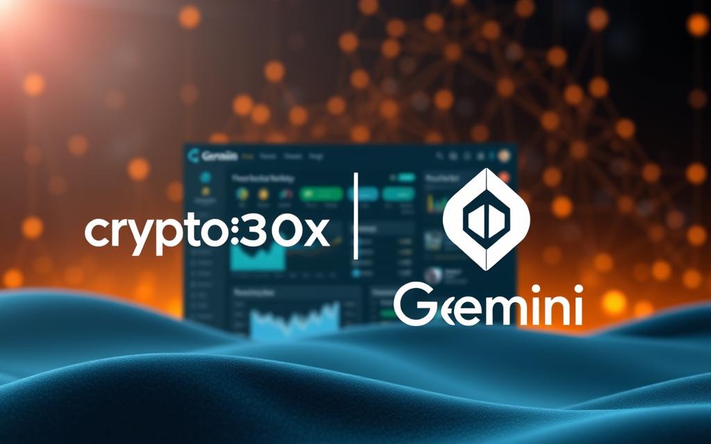 features of Crypto30x.com and Gemini integration