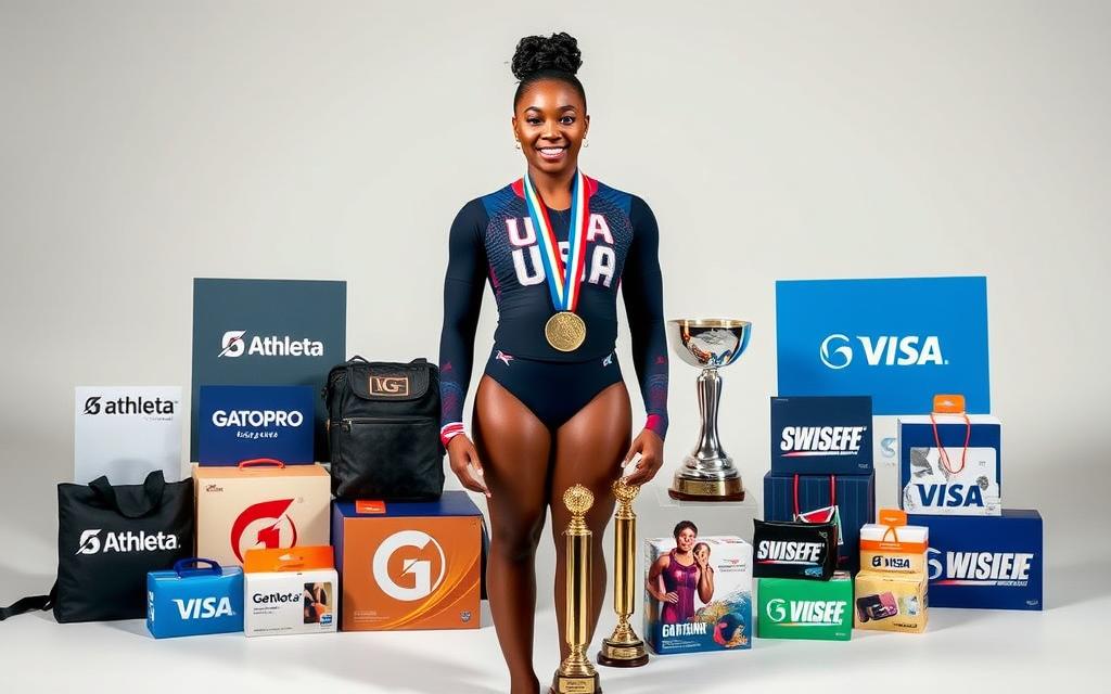 simone biles endorsements