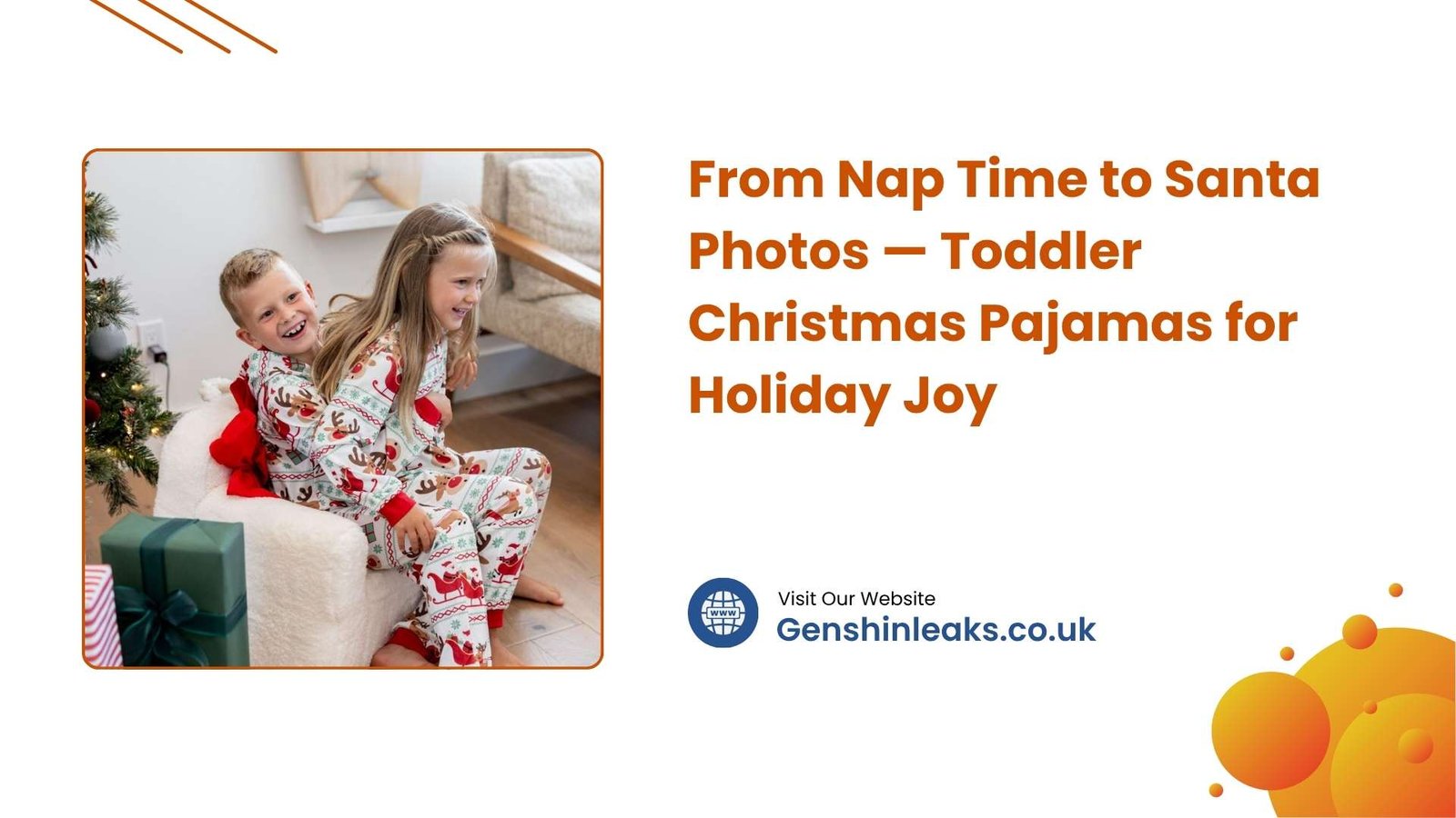 From Nap Time to Santa Photos — Toddler Christmas Pajamas for Holiday Joy
