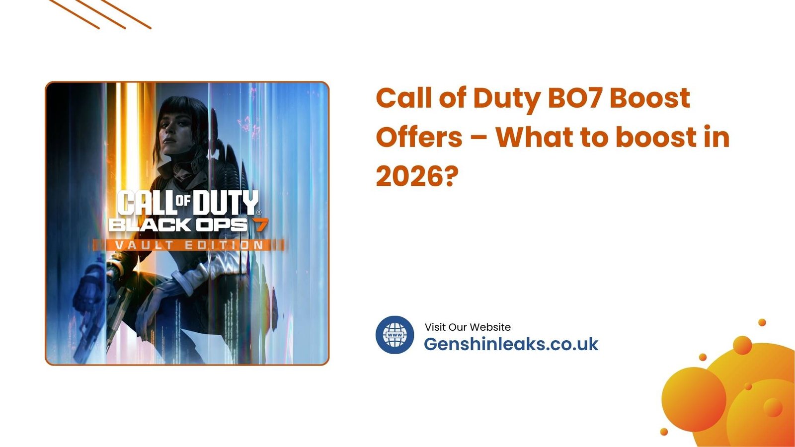 Call of Duty BO7 Boost